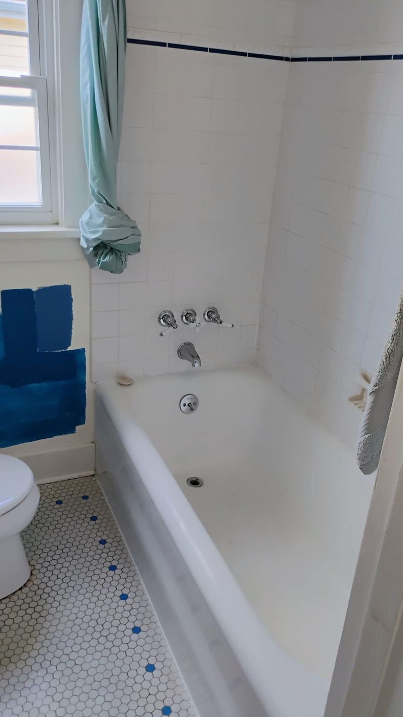 Bathtub after: bright white